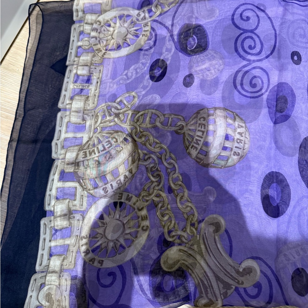 Celine silk scarf